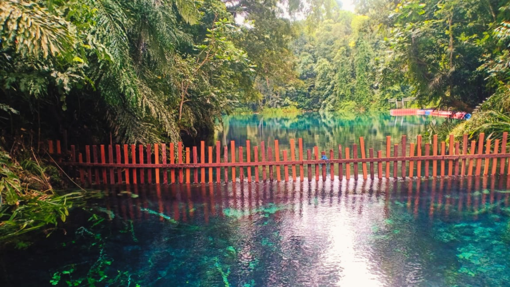 Wisata Danau Cantik Dua Rasa Danau Labuan Cermin Di Tengah Belantara